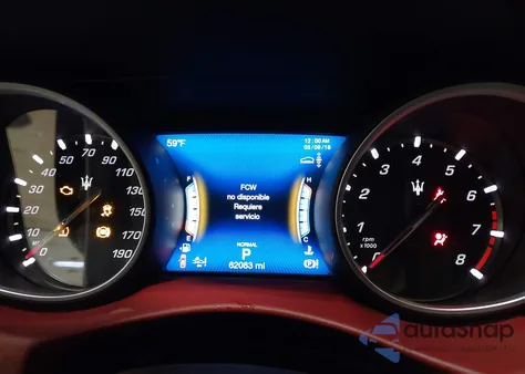 2019 Maserati Levante Gransport z USA, uszkodzony, nr VIN ZN661XUS3KX318697